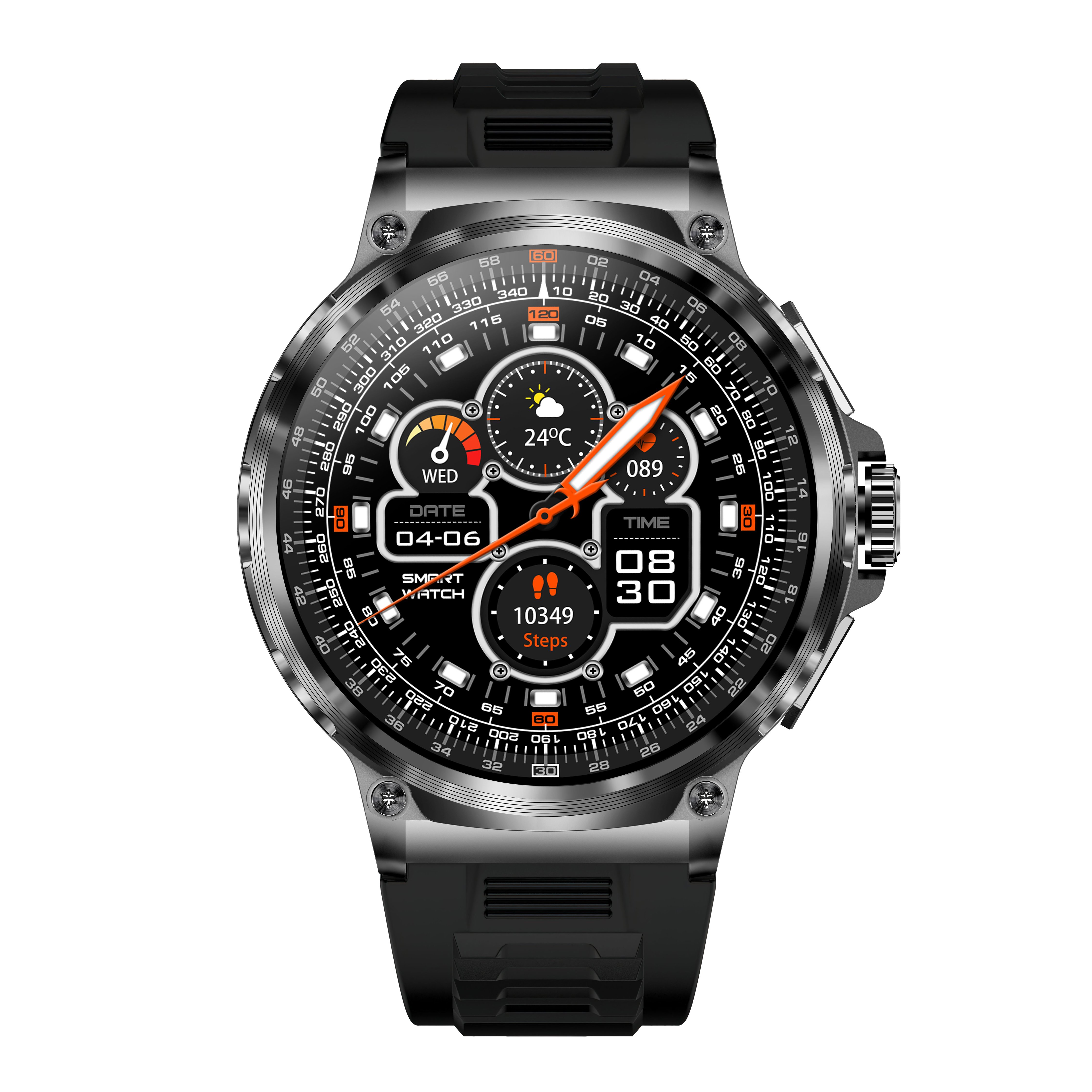Smart wristwatch round smart watch bracelet factory wholesale OEM watch bluetooth call heart rate men smartwatch sport bracelet