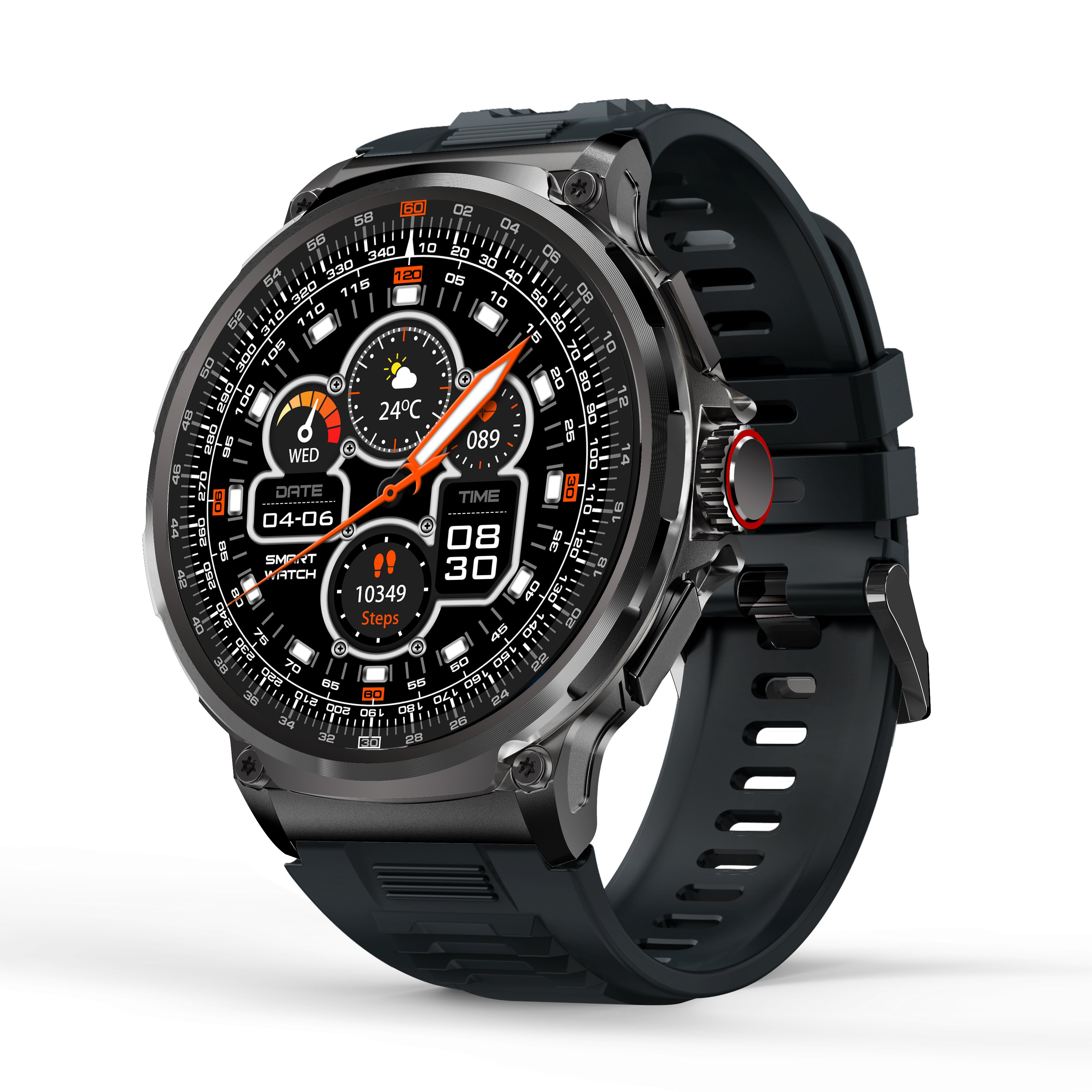 Smart wristwatch round smart watch bracelet factory wholesale OEM watch bluetooth call heart rate men smartwatch sport bracelet