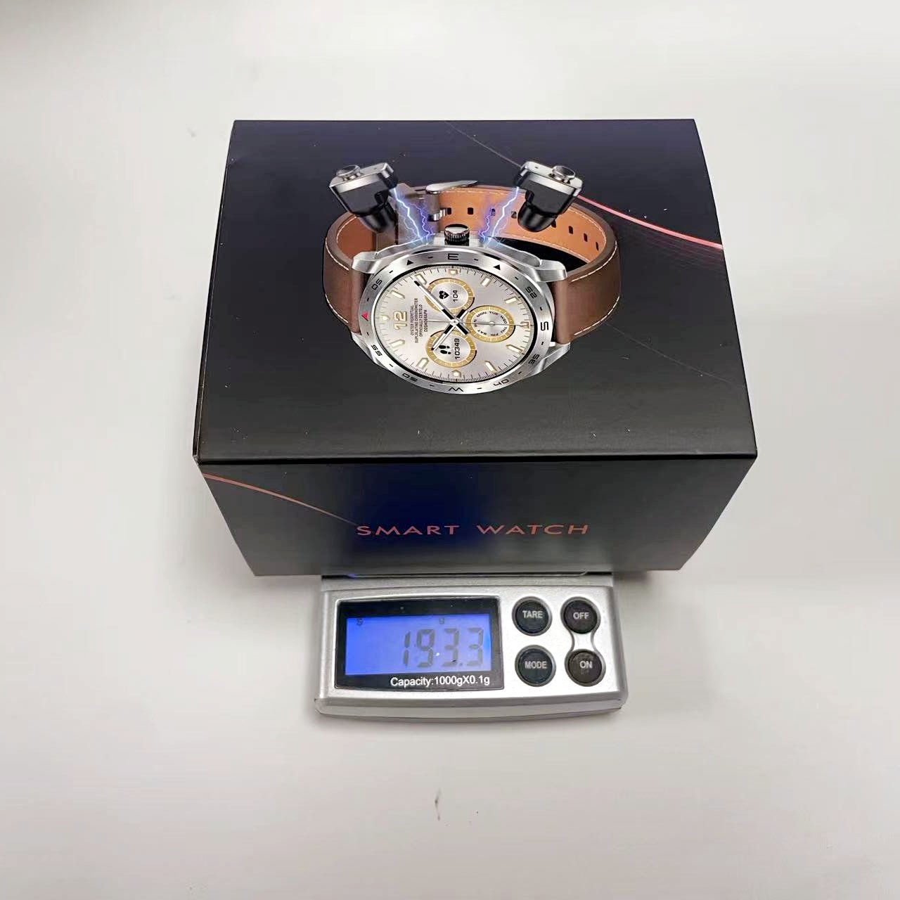 New Trend 2IN1 TWS Smart Watch T95 1.52"IPS Fitcloudpro BT Call Music Play Headset Men Sport Watch With Earphone T95 Smartwatch
