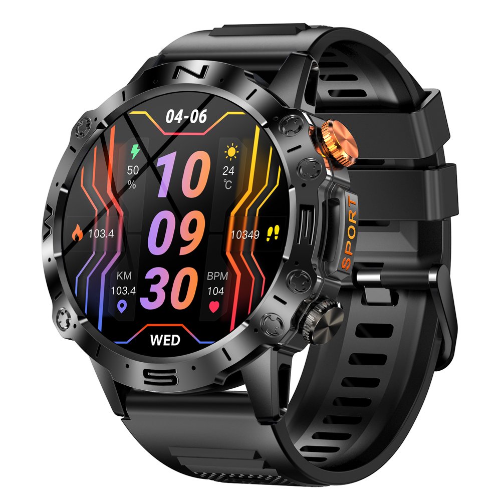 K59 1.43 inch AMOLED screen BT call IP68 Round Smart Watch 2022 K59 PRO Sports outdoor Smart watch 2024