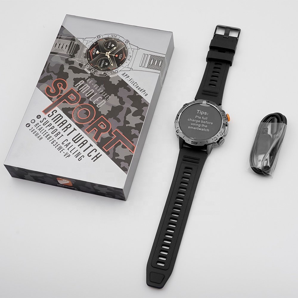 K59 1.43 inch AMOLED screen BT call IP68 Round Smart Watch 2022 K59 PRO Sports outdoor Smart watch 2024
