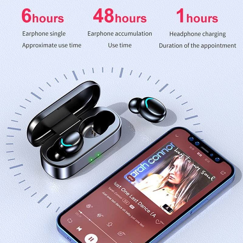 Headset earphone ear hook headphone active headset smart watch tws earphone branded earbuds