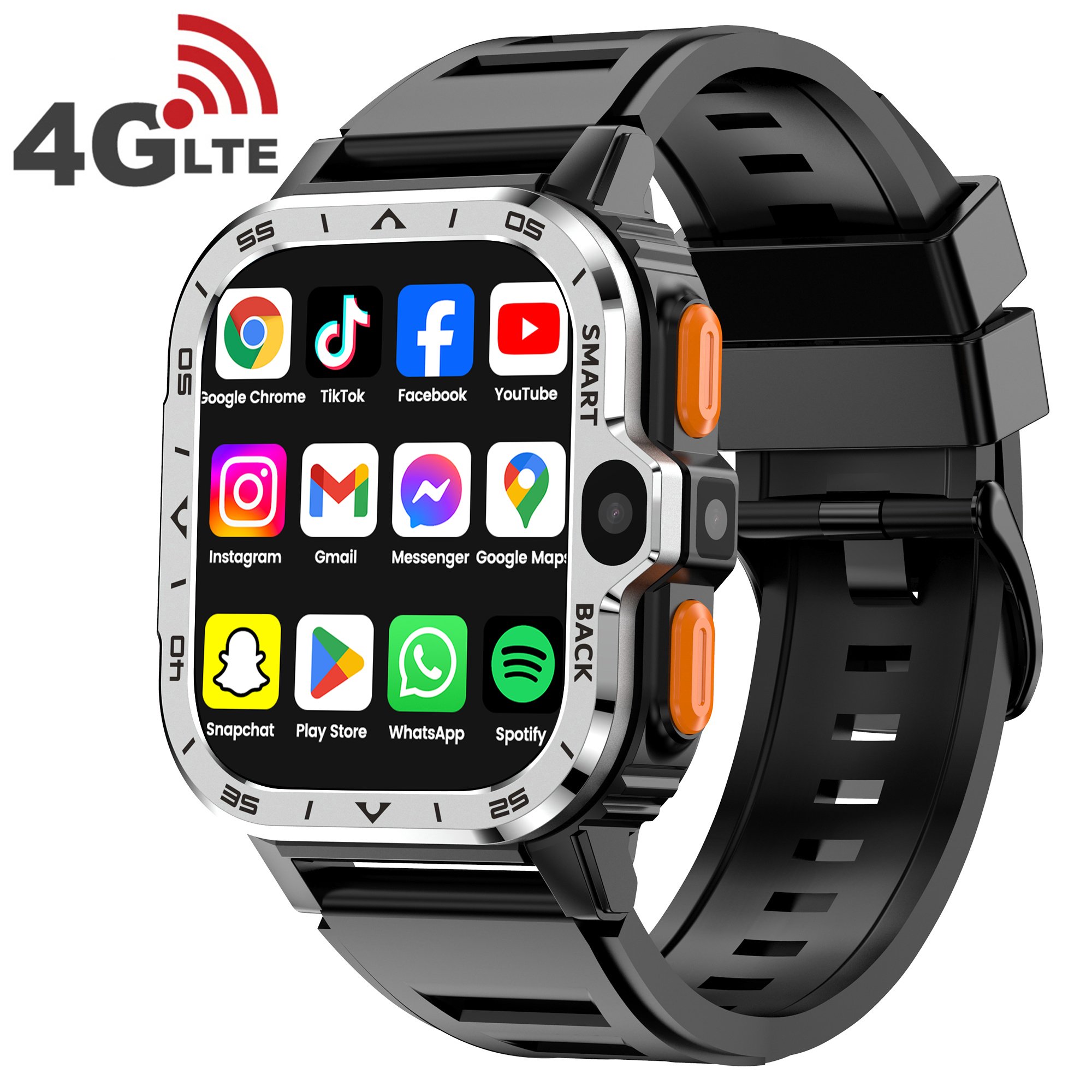 VALDUS 4G Android Watch Smartwatch Phone Video Call GPS Sim Card RAM 2GB ROM 16GB PGD Smart Watch