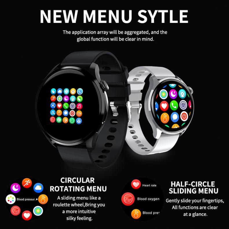 New Arrivals IP68 Round Dial Calling Smartwatch hw66 Phone Smart Watch