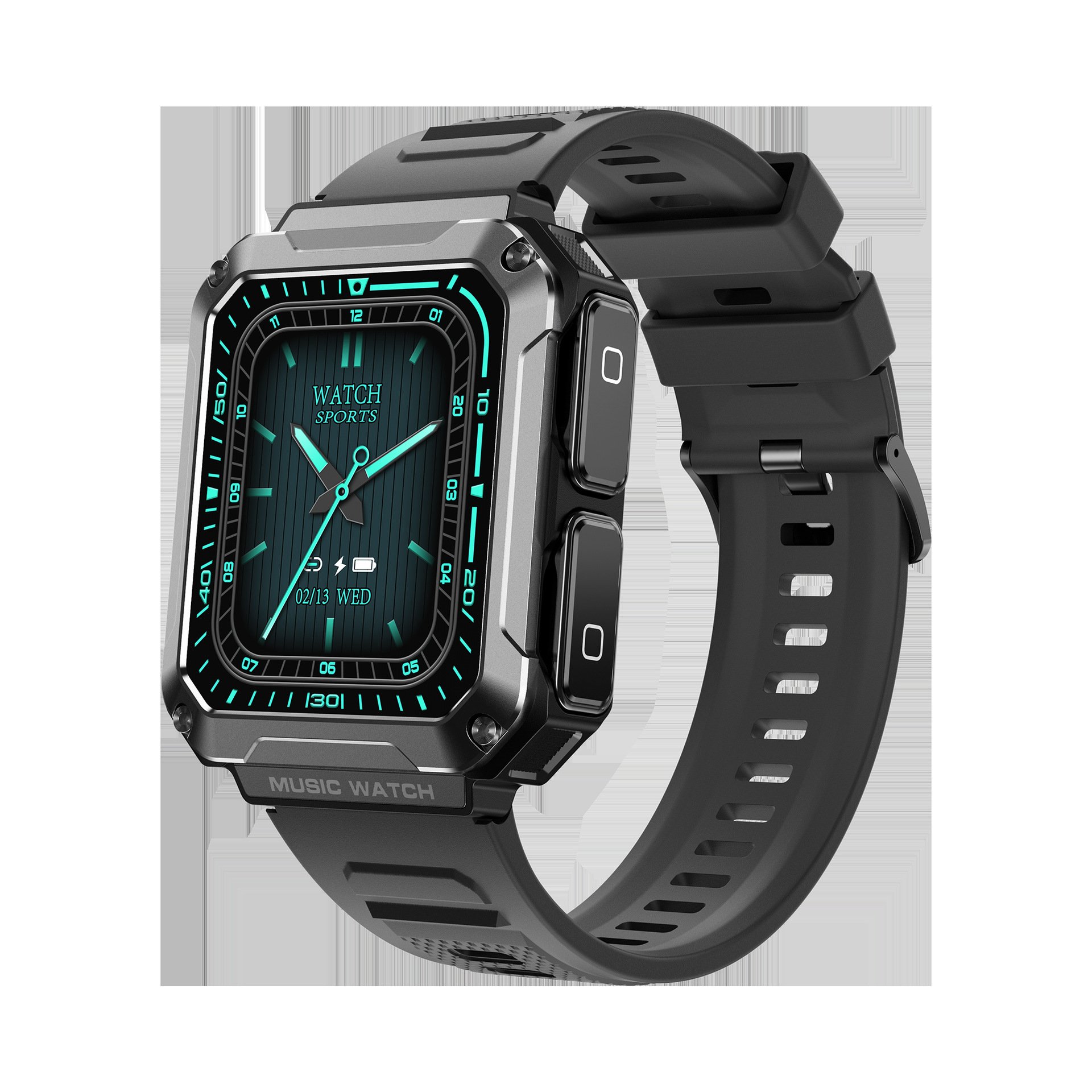 Factory Direct New T93 Smart Watches 1.96 inch IPS Screen 2 in 1 TWS Earbuds Smartwatch Outdoor Sports
