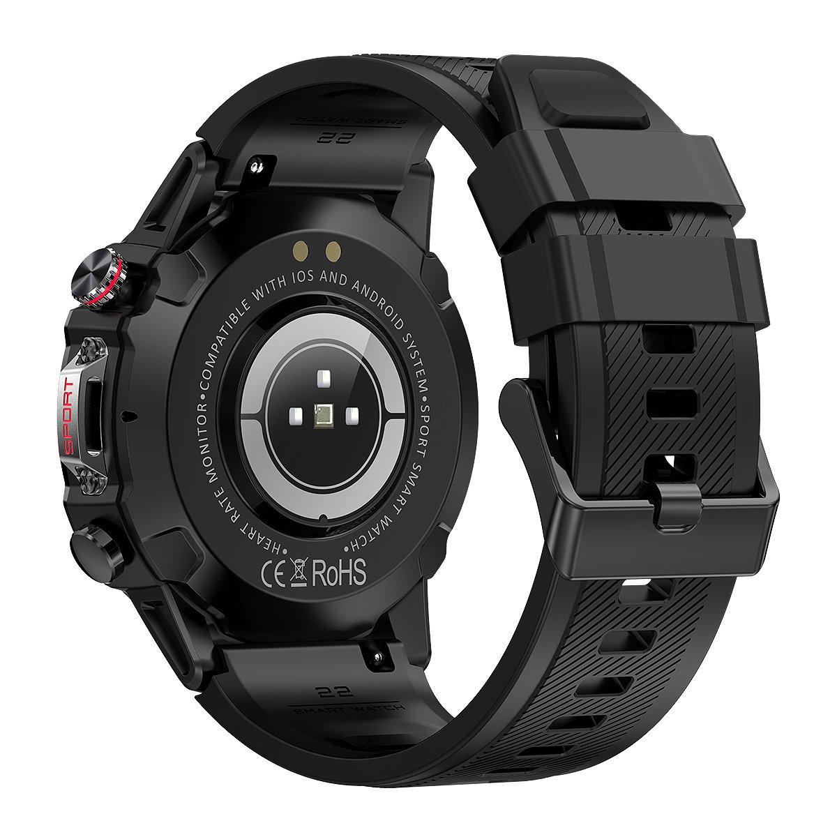 Advanced Fashion HK87 smart watch for sport 1.43inch BT call mileage distance sport modes NFC password 410mAh smartwatch watch
