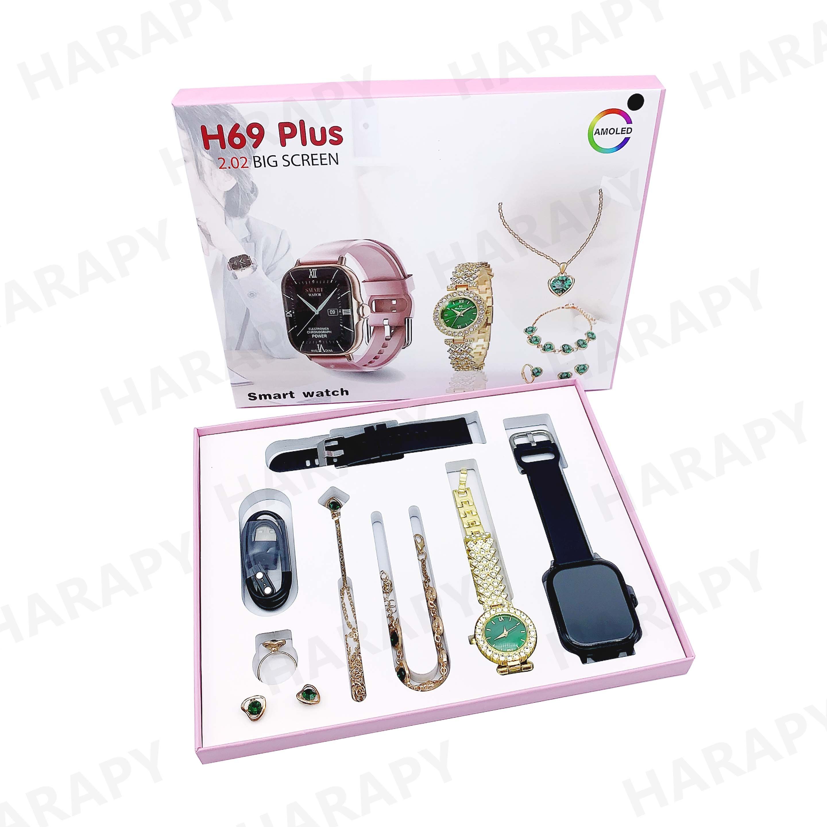 H69plus watch9 ultra Smart watch Wireless Charge 2.19 Inch watch9ultra Series 8 i 9 Marine strap T800 T900 S9 sports H69 plus S8