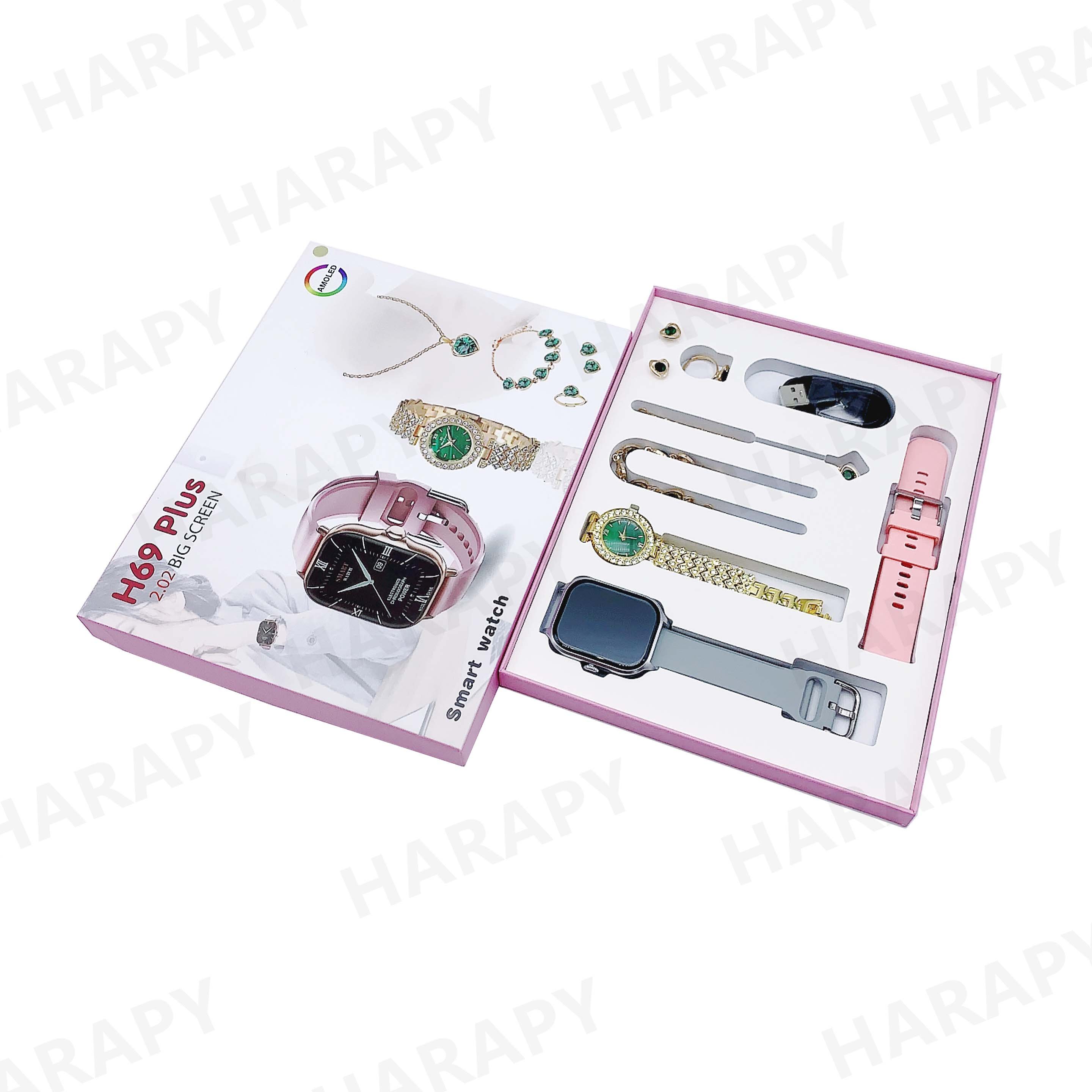 H69plus watch9 ultra Smart watch Wireless Charge 2.19 Inch watch9ultra Series 8 i 9 Marine strap T800 T900 S9 sports H69 plus S8
