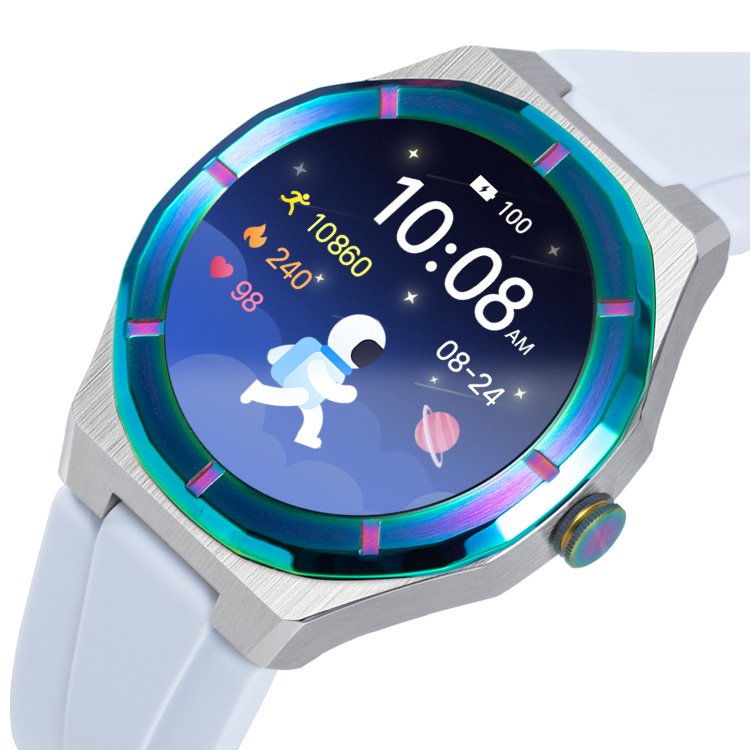 2024 Fitness sports Health round Heart Rate Monitor Watch Chinese Wholesale Android Stainless Steel Custom Logo Smart Watches