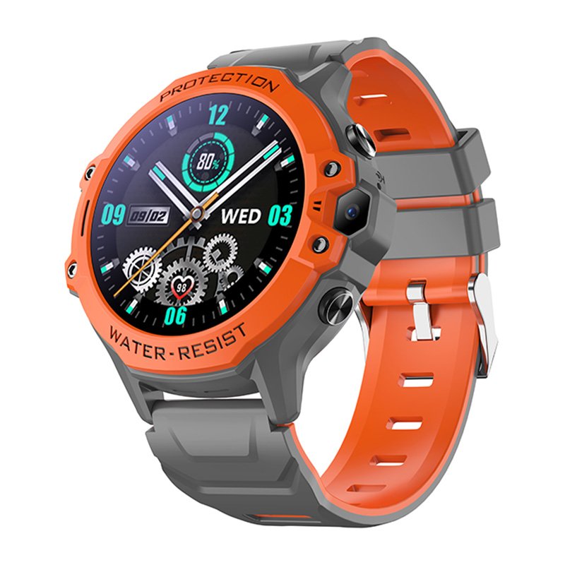 K55X Smartwatch 4G Sim Card Video Chat 1.28inch Round Screen 800mAh Battery Life Waterproof GPS SOS Function Kids Smart Watch