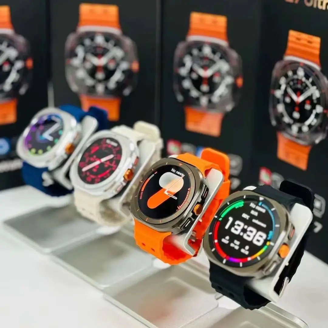 HOT Selling Z7 Ultra Watch IP68 Waterproof Smartwatches Compass 300mah Battery RDFIT App Dual Watch Bands Alloy Smart Watch