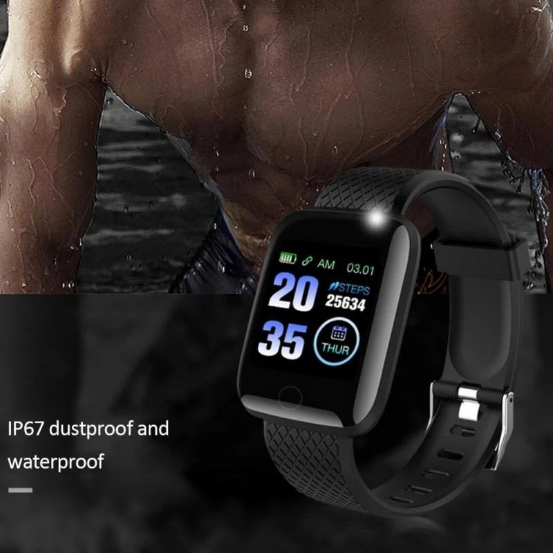 116plus Smart Watch Men Blood Pressure Waterproof Smartwatch Women Heart Rate Monitor Fitness Tracker Sport Watches
