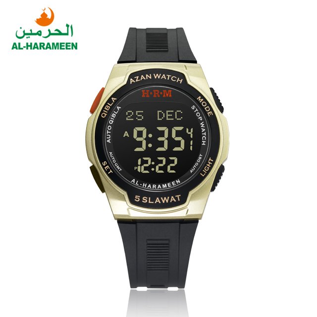 Unisex Islamic Automatic Qibla Azan Sport Watch Factory
