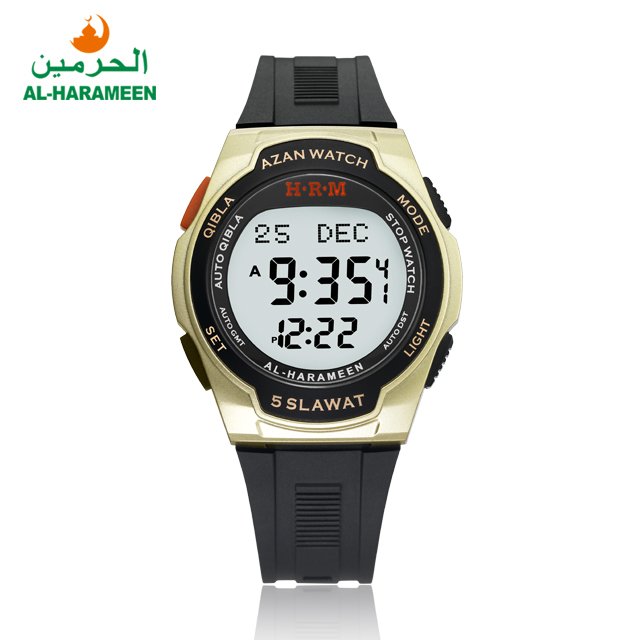 Unisex Islamic Automatic Qibla Azan Sport Watch Factory