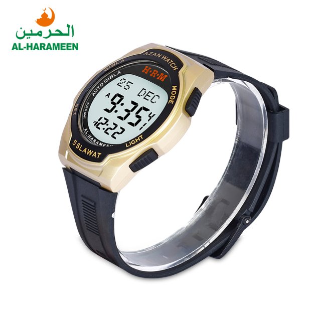 Unisex Islamic Automatic Qibla Azan Sport Watch Factory