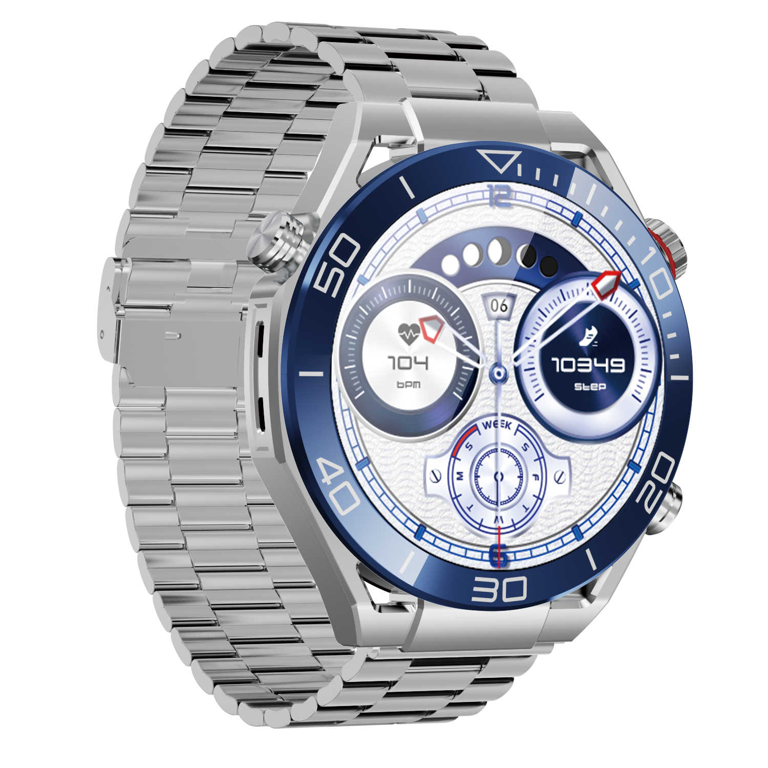 2023 HD Ultimate Amoled Smart watch Super high-end quality Sports Smartwatch Reloj inteligente With 3 straps Wireless Charging