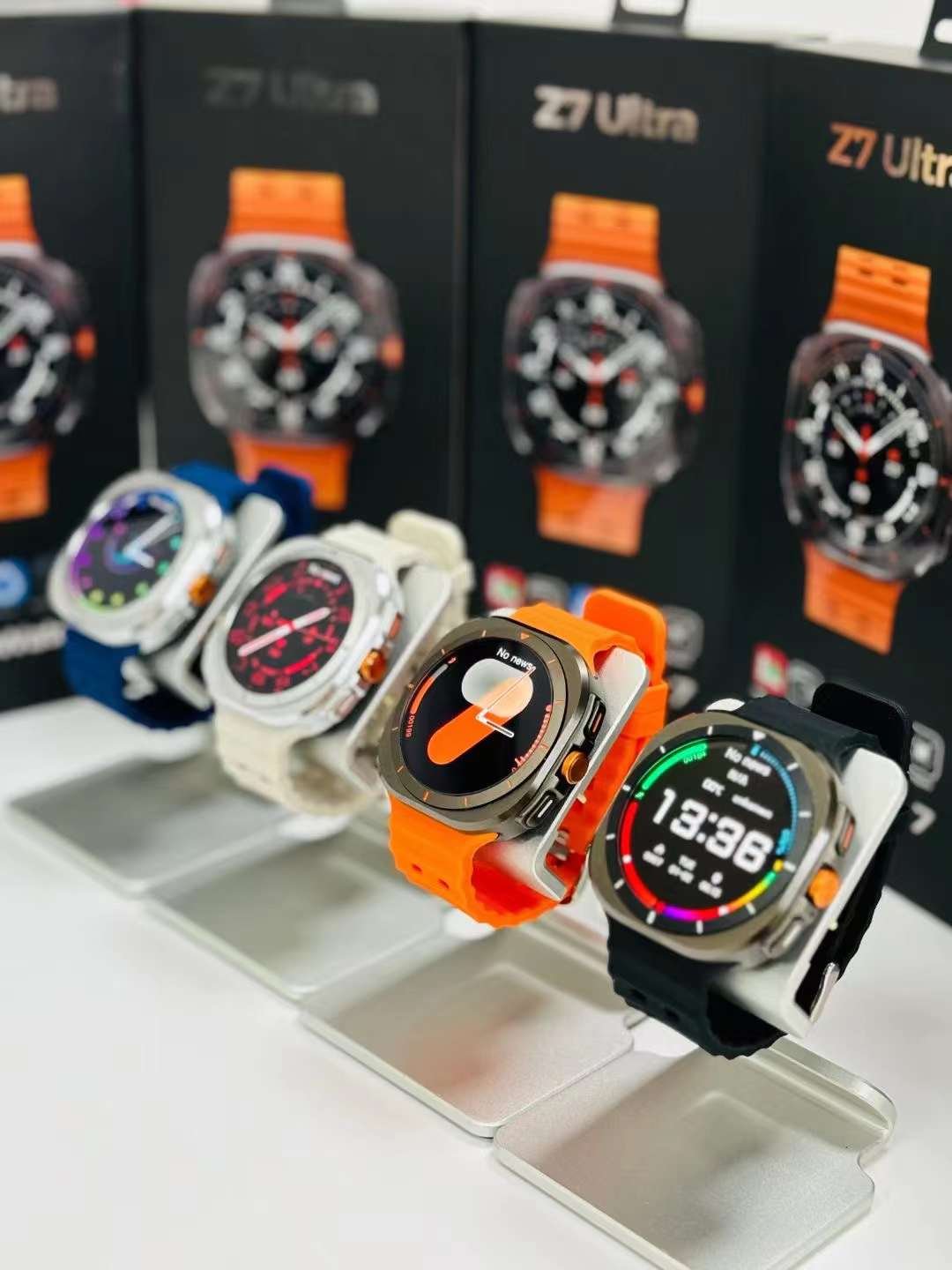Z7 Ultra 1.52" AMOLED Sports Smart watch 7 Ultra Outdoor Reloj inteligente BT Call Z7 Ultra Smartwatch for Samsung Galaxy