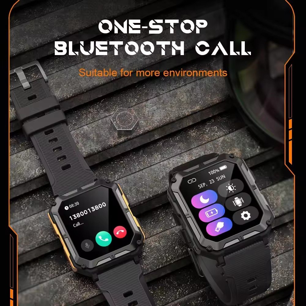 Sport Smartwatch C20 Pro Smart Watch Reloj Montre Intelligente Zegarek 1.83" 1.83 Inch Ip 68 Bt Ip68 Watch For Android And Ios