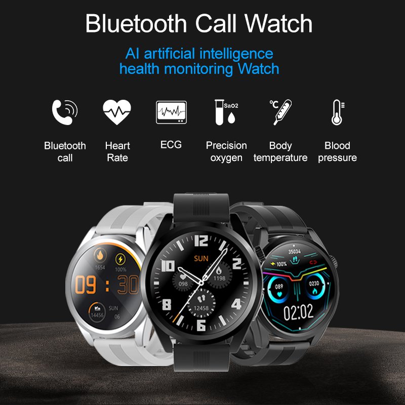 H28 BT Call Body Temperature Monitoring relojes inteligentes 2022 smartwatch ecg smart watch for health