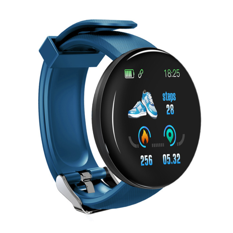 D18 Screen round Smart Watch Men Women Waterproof smartwatch Fitness Tracker Smart Watch with Heart Pressure Monitor
