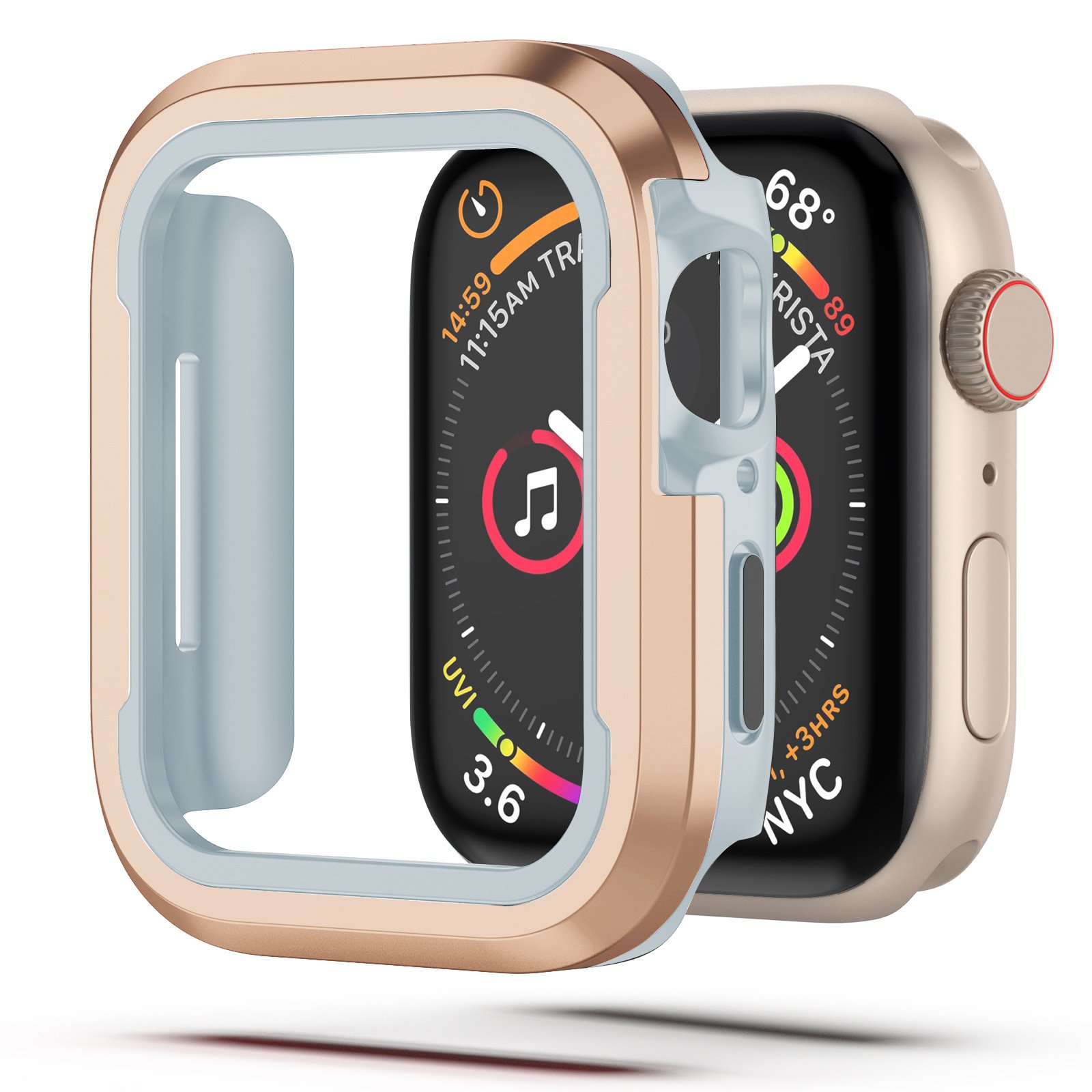 Brand Designer Metal Material Appl Smart Watch Case for Apple 38mm 40mm 42mm 44mm 41mm 45mm 49mm