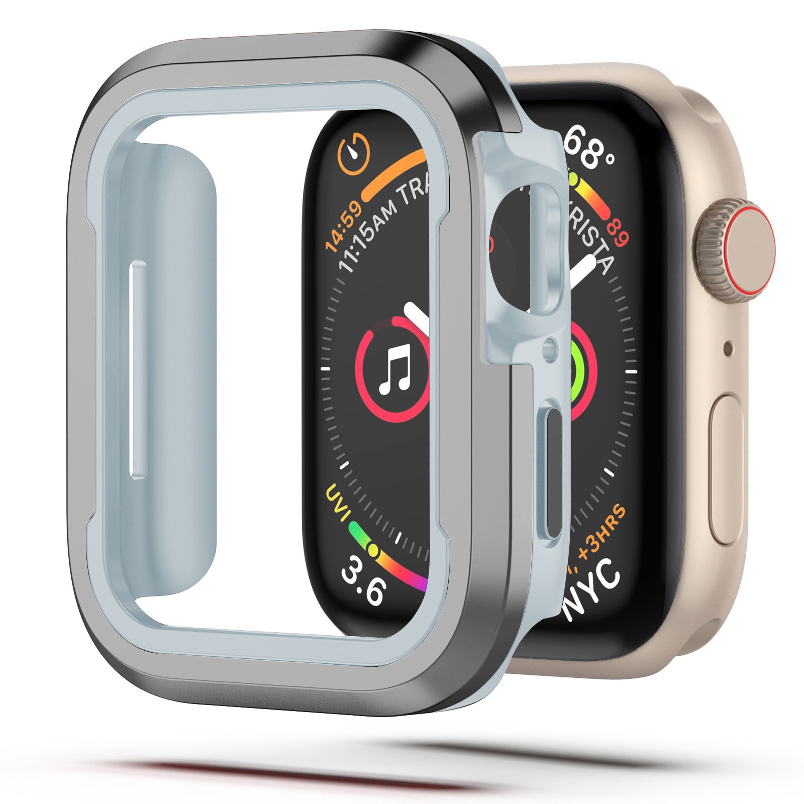 Brand Designer Metal Material Appl Smart Watch Case for Apple 38mm 40mm 42mm 44mm 41mm 45mm 49mm