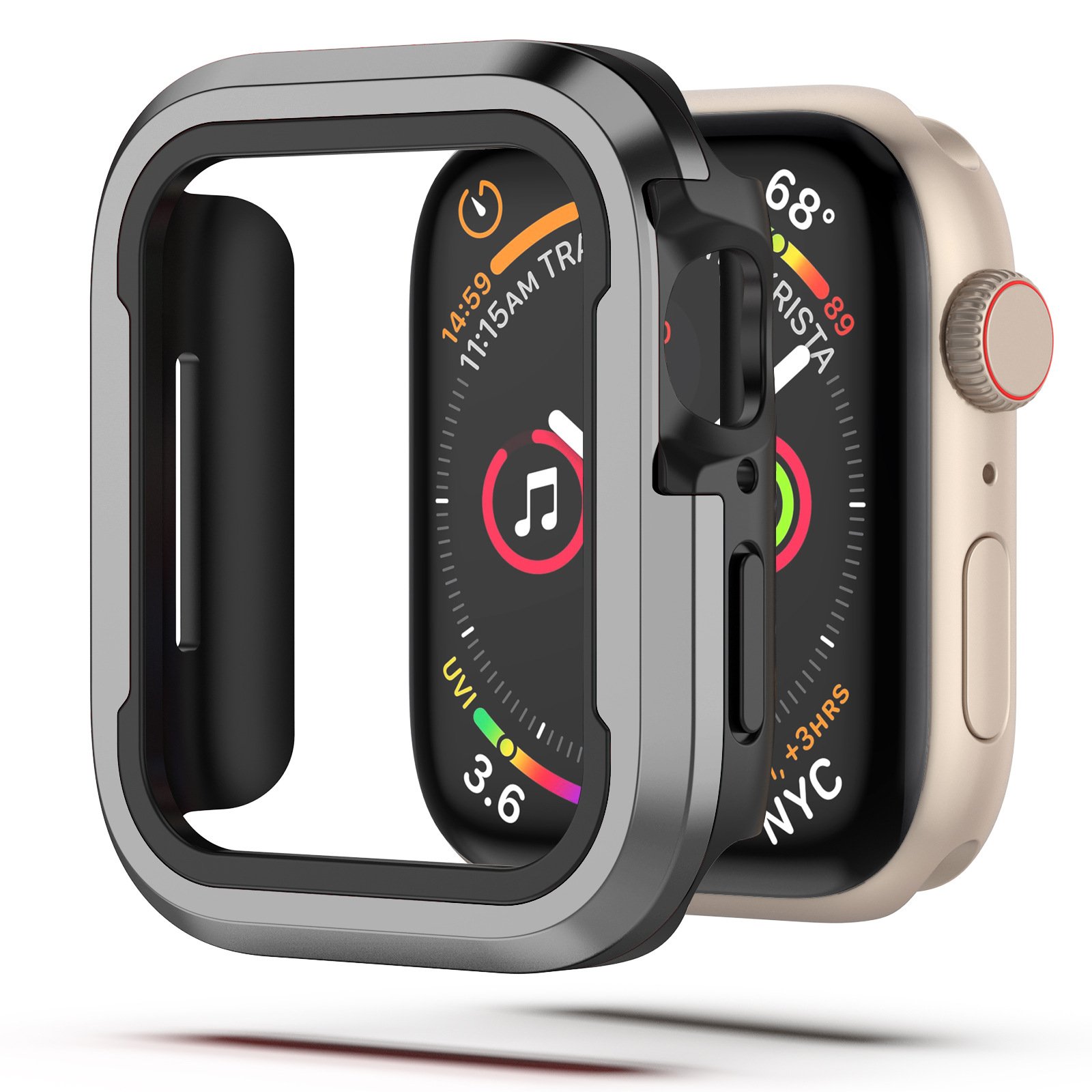 Brand Designer Metal Material Appl Smart Watch Case for Apple 38mm 40mm 42mm 44mm 41mm 45mm 49mm