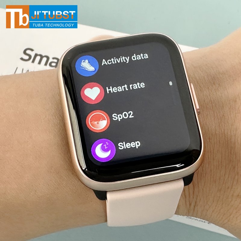 LW61 smart watch 1.78 inch big touch screen ip68 waterproof with Blood oxygen detection smartwatch