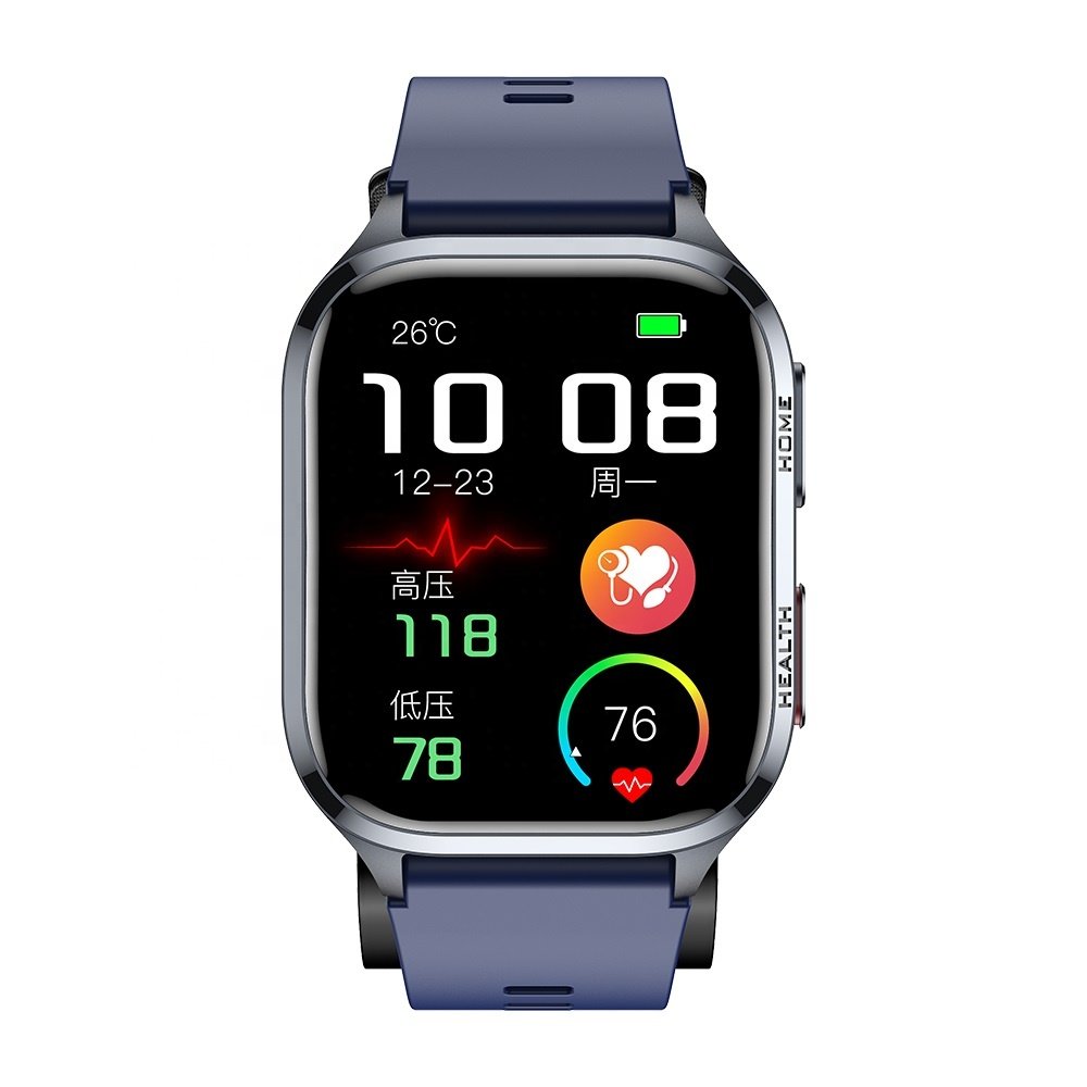 S18 Smart Watch Air Pump Air Bag Type Blood Pressure Temperature Health Smart Watch 2024 for Men Women Air Pump Sphygmomanometer