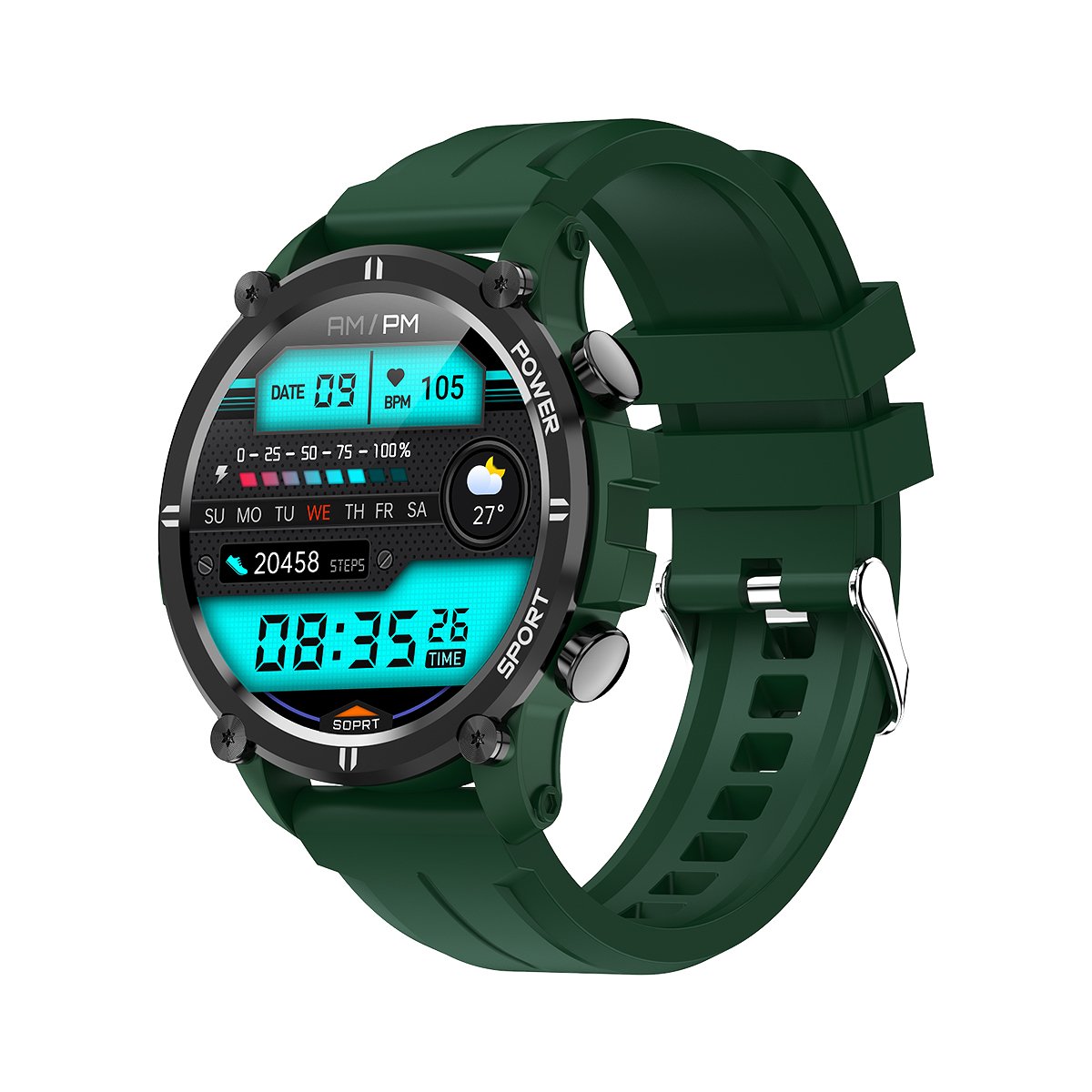 Men Women Sleep Heart Rate Monitor super amoled display smart watches Message Reminder Sport Smartwatch