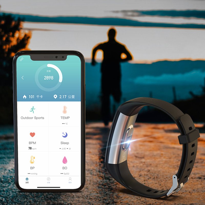 Smart Watch S5 Men Smartwatch Runmefit App Measure Body Temperature Sleep Monitoring Fitness Sports Bracelet for Xiaomi