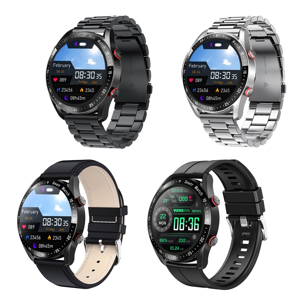 Multifunctional Smart Watch Touch Screen IP67 Waterproof Sports Wristwatch BT Call Heart Rate Health Monitoring for IOS Android