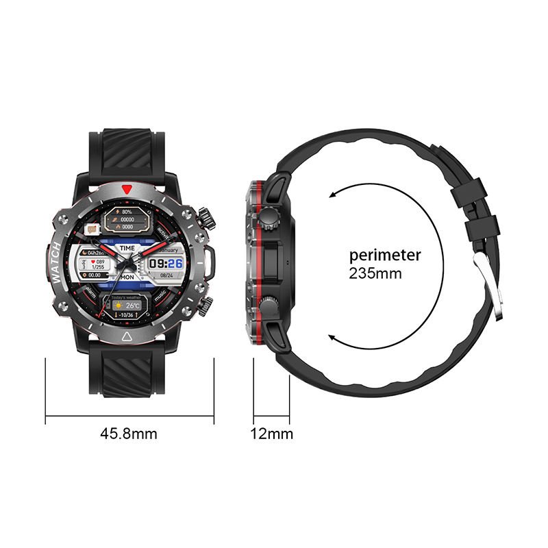LG78 Pro Smart Watch 1.53Inch Outdoor Sports BT Calling Heart Rate Blood Pressure Monitor 2024 Smartwatch with Gesture Control
