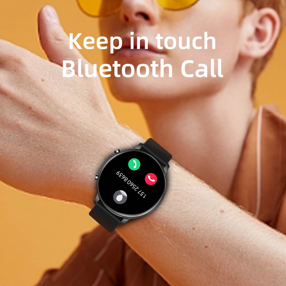 SENBONO G28 Round Smart Watch Men 1.39'' 360*360 HD big screen answer Call Watch Blood Pressure Monitor Women Smartwatch Sports
