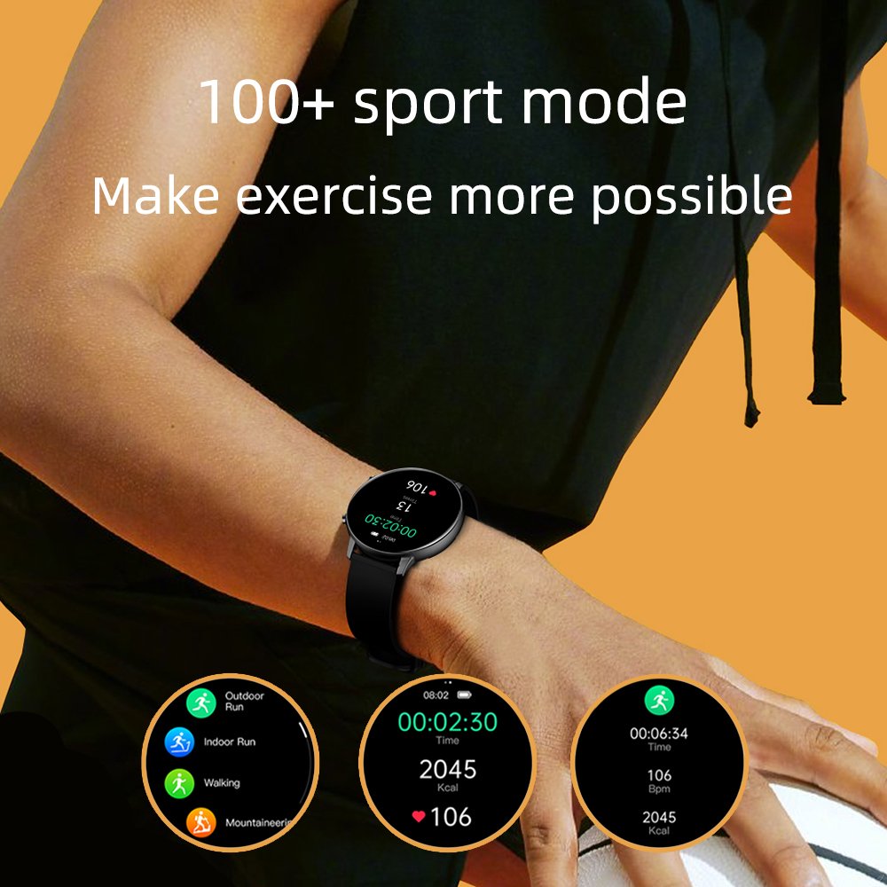 SENBONO G28 Round Smart Watch Men 1.39'' 360*360 HD big screen answer Call Watch Blood Pressure Monitor Women Smartwatch Sports