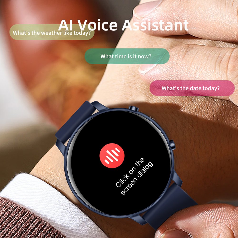 SENBONO G28 Round Smart Watch Men 1.39'' 360*360 HD big screen answer Call Watch Blood Pressure Monitor Women Smartwatch Sports