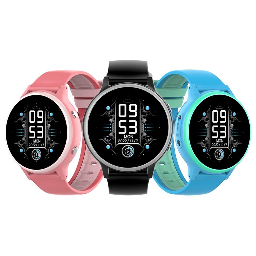 Wonlex 4G Round Screen Kids GPS Smart Watch Support Voice Chat Phone Call IP67 Waterproof Smart Watch For Boys Girls