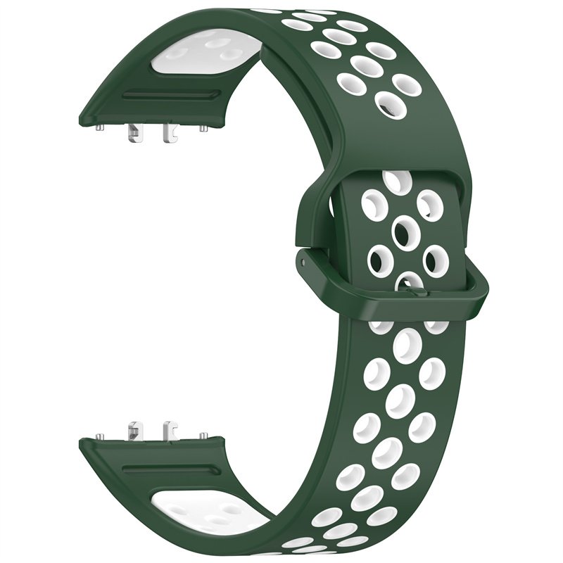 Bicolor Strap For Samsung Galaxy Fit 3 Smart Watch Two-Color Silicone Breathable Band Bracelet Wristband Fit3 Accessories Wrist