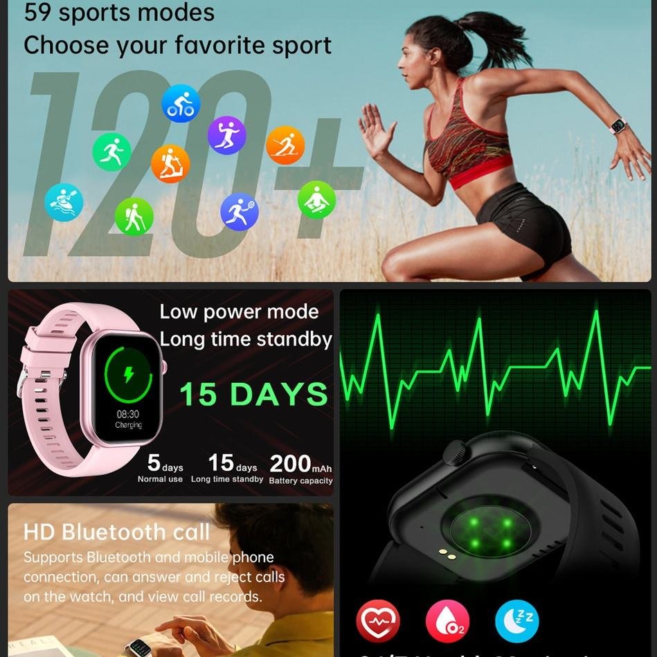 Best Seller New Electronics Waterproof Relojes Inteligente Sport Smartwatches for Apple Blood Pressure Sleep Monitor Smart Watch