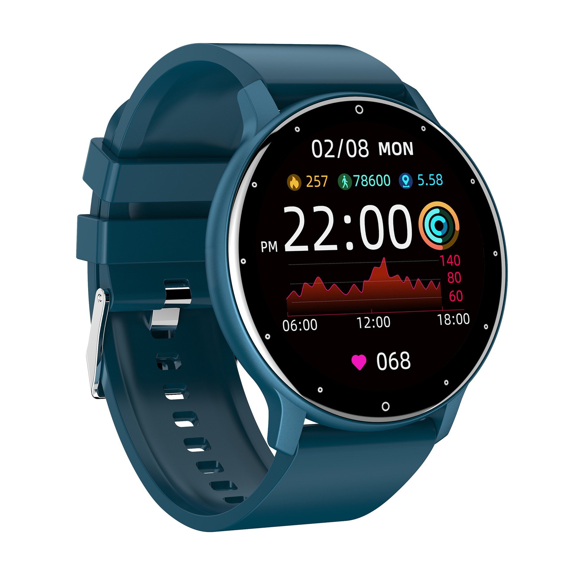 2022 Smart Watch Women Fitness Tracker Bracelet Waterproof Sports Smartwatch Men Heart Rate Monitor Watches