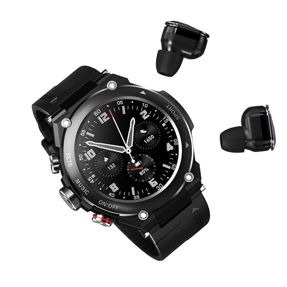 2024 hot T92 2 in 1 smartwatch with earphone waterproof Sports Business multifunctional headset smart watches For Men