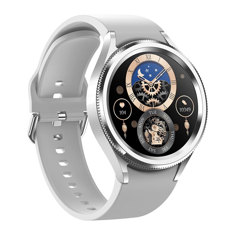 New HW62 Smart Watches Round Screen IP67 Waterproof Heart Rate Monitoring For Samsung Classic Smart Watch For Men Women