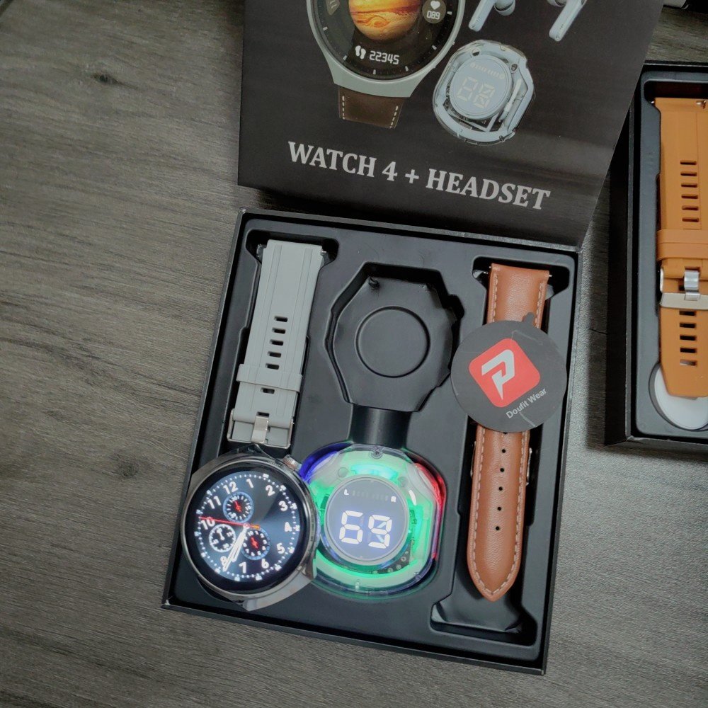 D21watch 4 Round Multifunction Smartwatch Depth Waterproof Mens Calling Outdoor Rugged Sport Fitness Tracker Smart Watches