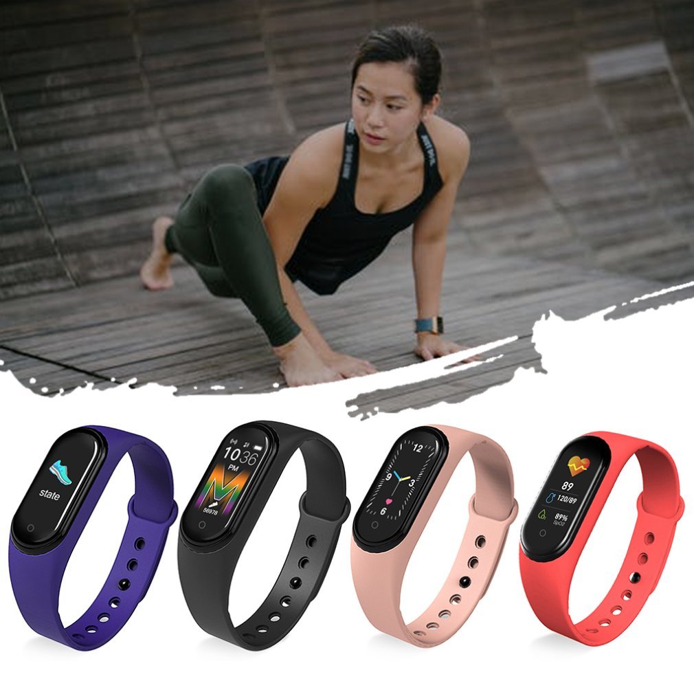 2024 sport pedometer sports bracelet health fitness tracker wristband pulsera inteligente m5 watch smart bracelet m6 for xiaomi