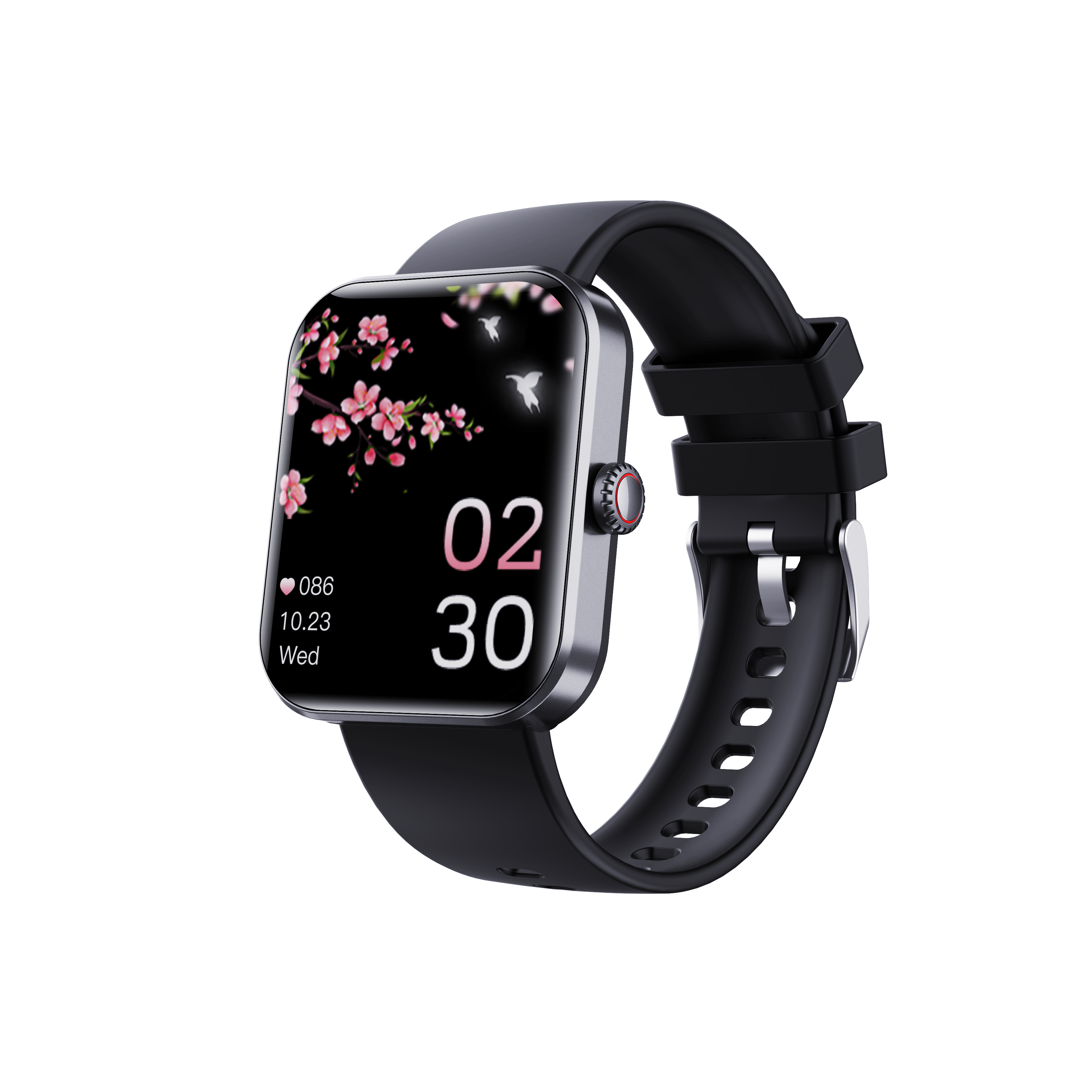 OEM 2in 1 ip7 1 piece min order pink large screen big display best quality fashion women female ladies waterproof smart watch