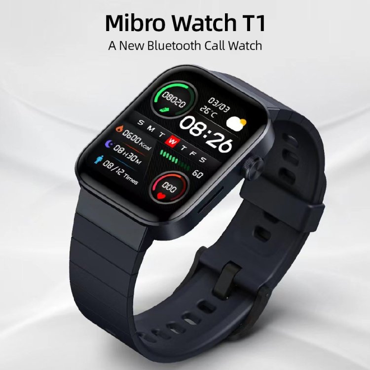 Xiaomi Mibro T1 Smart Watch Wristband 1.6 inch AMOLED Screen 2ATM Waterproof Sport Heart Rate Tracker Original Smart Watch