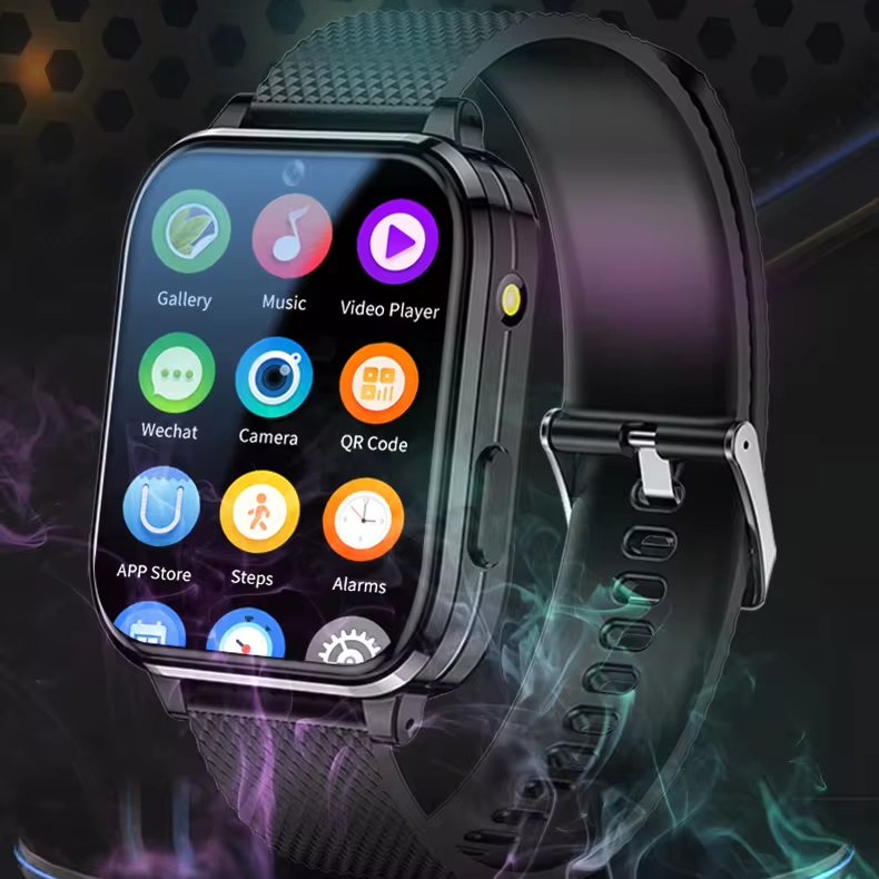 2024 Hot Selling Product Online Popular 2 in 1 Smart Watch Bracelet 1.7inch 4G GPS Connected Smart Waist Watch With Mobile Phone