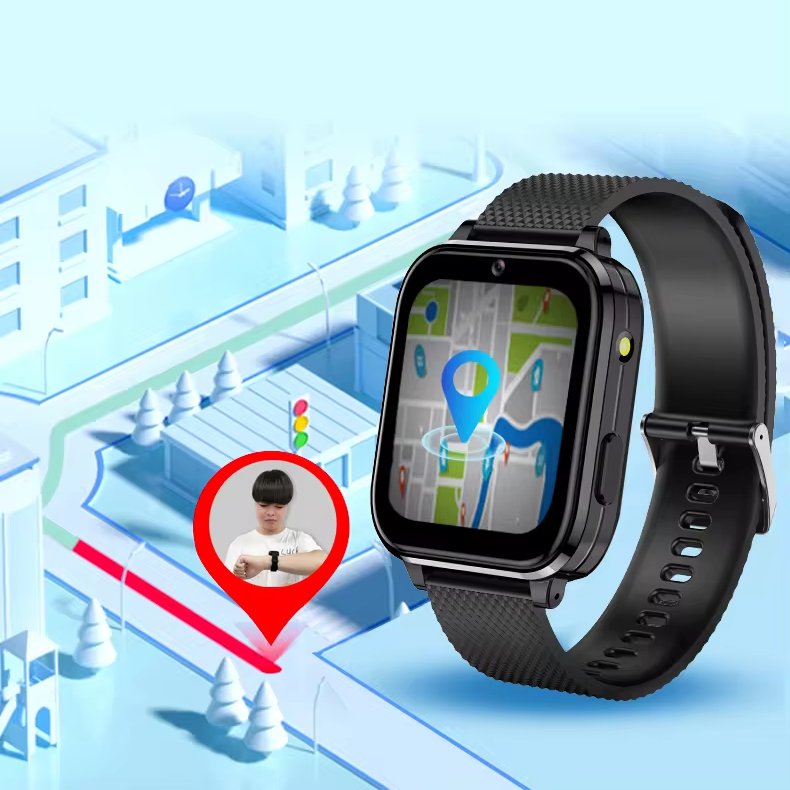 2024 Hot Selling Product Online Popular 2 in 1 Smart Watch Bracelet 1.7inch 4G GPS Connected Smart Waist Watch With Mobile Phone