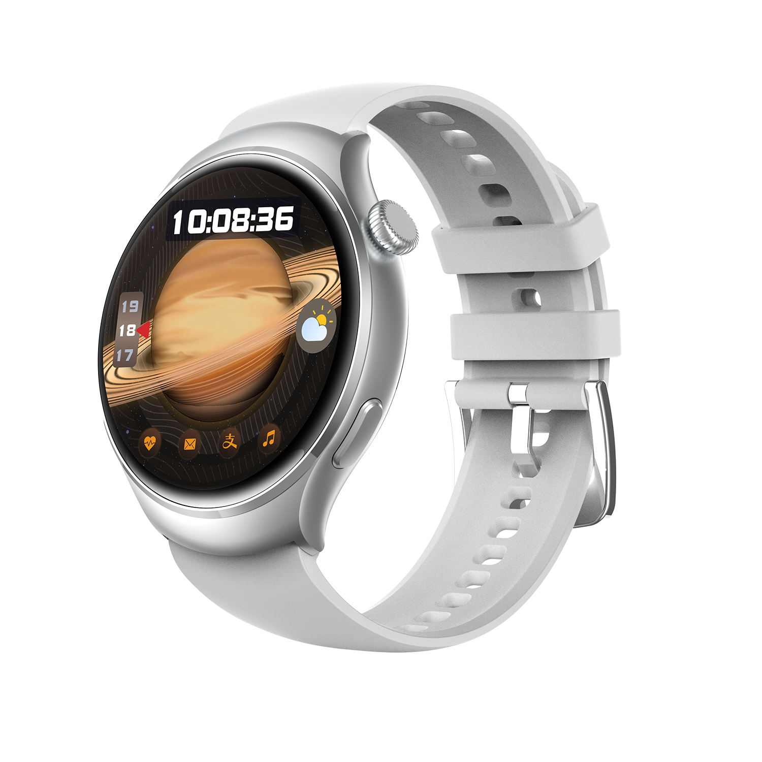 2024 new Smart Watch Round Heart Rate sports Women Smartwatch with Blood Pressure bt call for mobile phone
