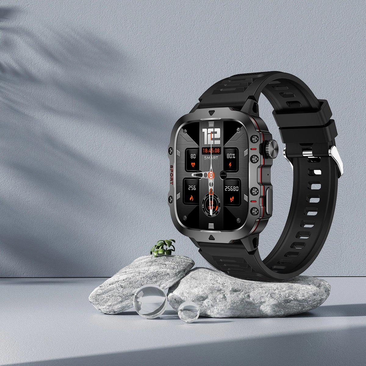 Best Quality Outdoors Sport Smart Watch QX11 BT Call 420MAH 3ATM Waterproof Swimming Fitness Watch For Men QX11 Smartwatch